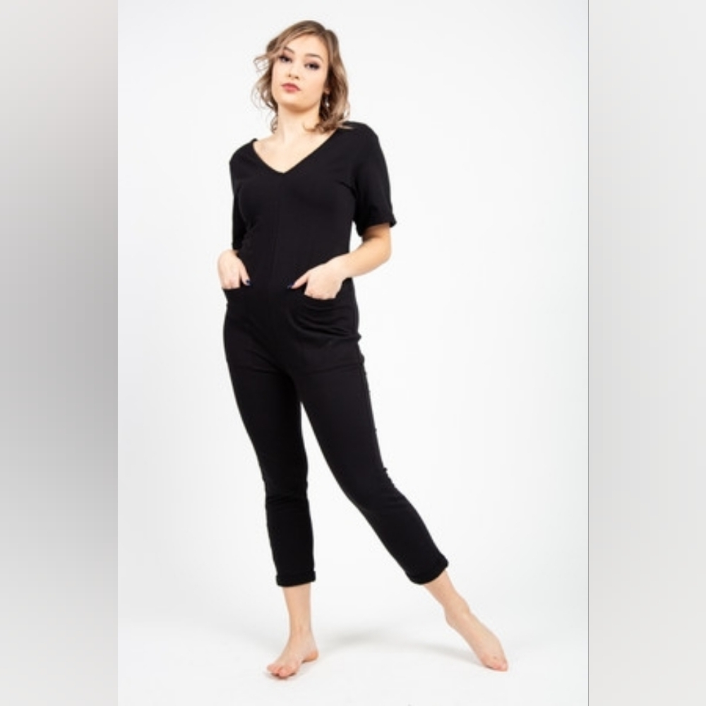 SMASH + TESS Aria Romper in Midnight Black EUC Small